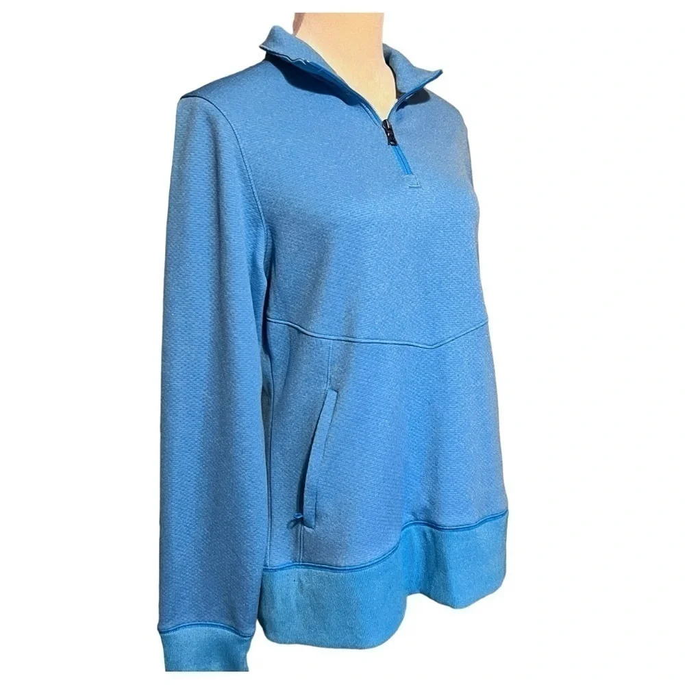 Under Armour women’s LG semi-fitted cold gear pull over with zip pockets